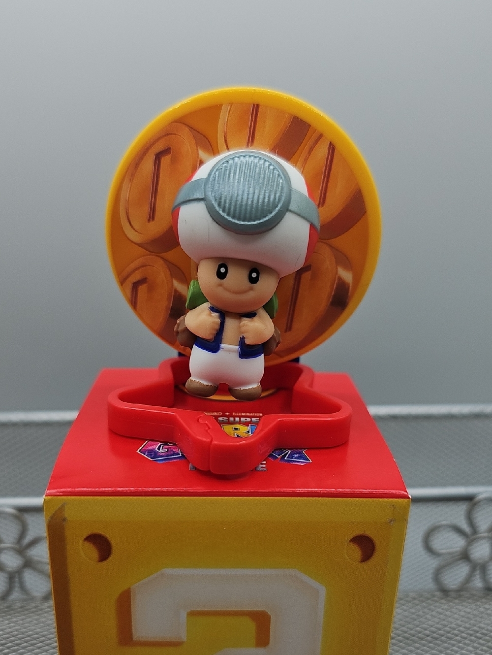 2026 McDonald's Super Mario Galaxy Movie Toad Happy Meal toy